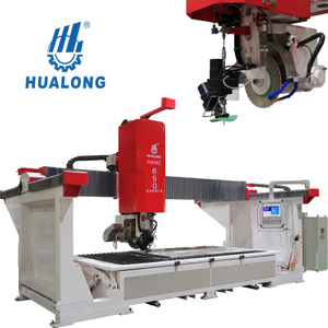 ХУАЛОНГ високоефикасна машина за сечење и млаз са 5 оса ЦНЦ СавЈет машина за сечење камена са мостном тестером и воденим млазом ХКНЦ-650Ј 