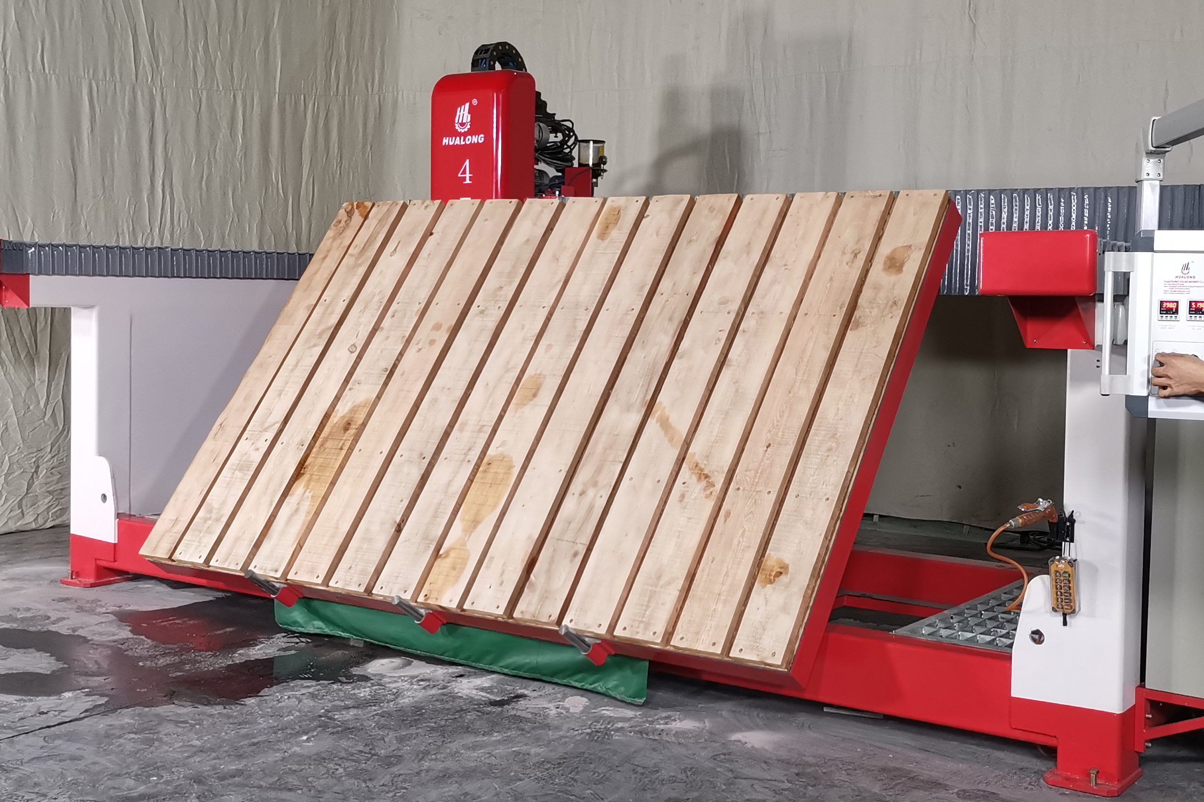 Инфрацрвена камена машина за сечење мостова са ротационим радним столом