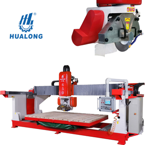 Хуалонг машина за камен ХЛСК-650 аутоматска 5-осна ЦНЦ машина за тестере за мостове гранит, мермер, кварцит, произвођачи машина за сечење вештачког камена
